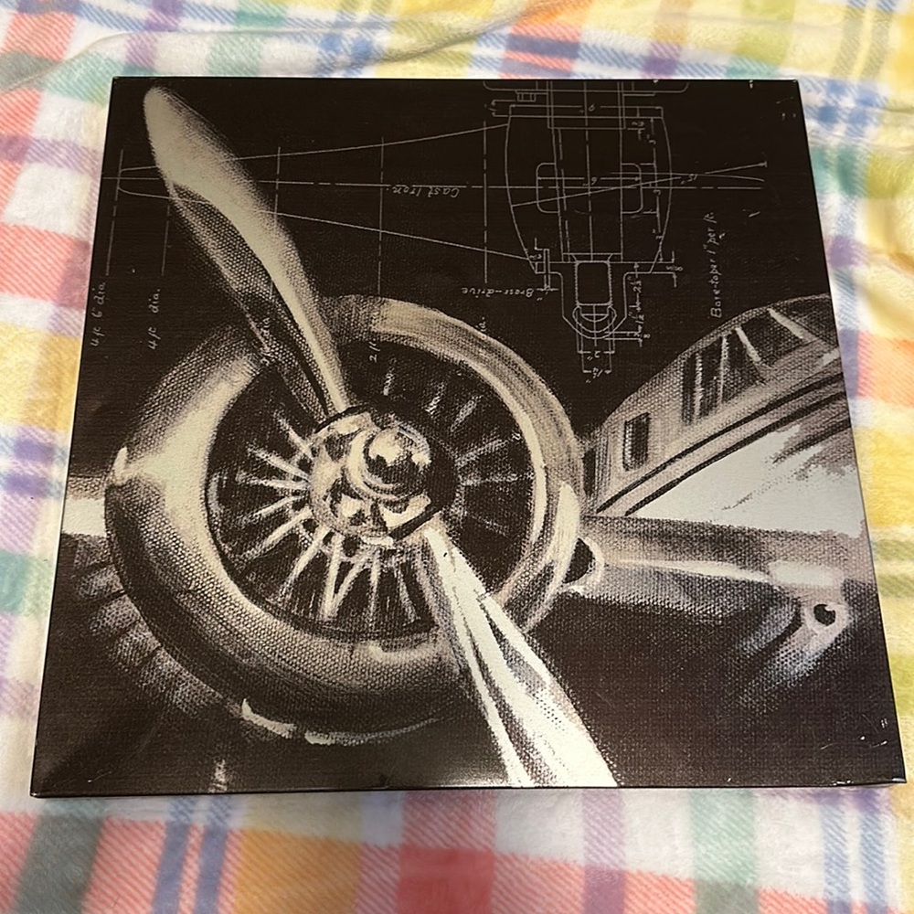 Metal plane picture